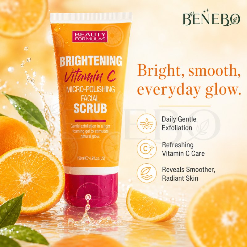 Beauty Formulas Vitamin C Brightening Facial Scrub — BENEBO Bangladesh