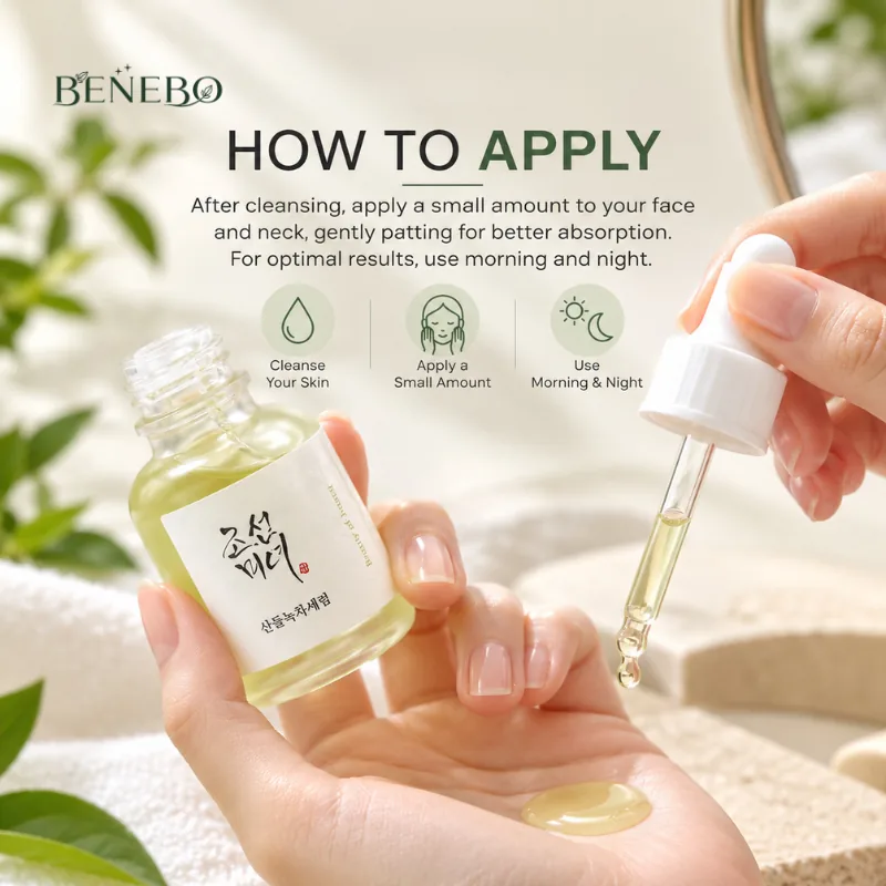 Beauty of Joseon Calming Serum: Green Tea + Panthenol 30ml — সিরাম ও এসেন্স (4)