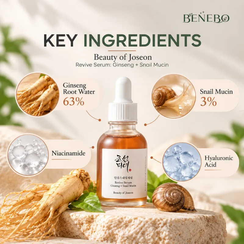 Beauty of Joseon Revive Serum: Ginseng + Snail Mucin 30ml — সিরাম ও এসেন্স (2)