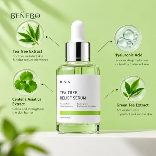 iUNIK Tea Tree Relief Serum 50ml — Serum & Essence (1)